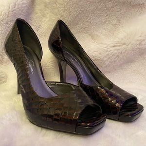 Jessica Simpson Snake Print Heels